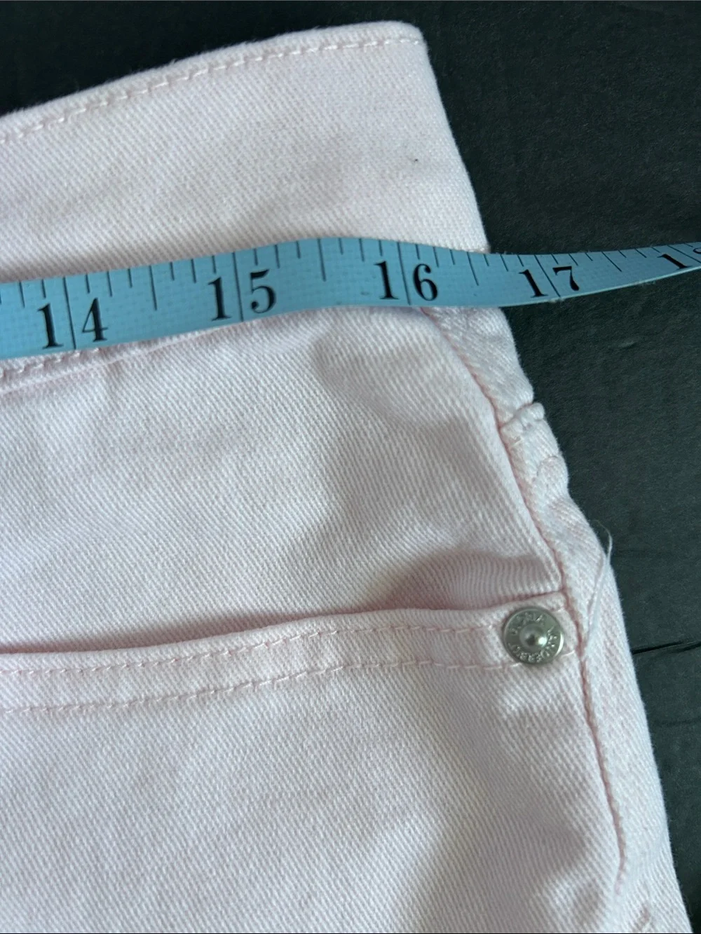 Gloria Vanderbilt Light Pink Cropped Jeans - Picture 9 of 12